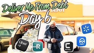 I Delivered My VERY 1st CURRI Order!! $300 Day Using Gig Apps In 2026! | DELIVER ME FROM DEBT DAY 6