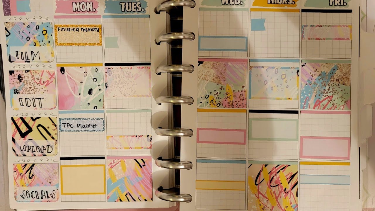 Plan With Me | TPC Planner | Work Planner