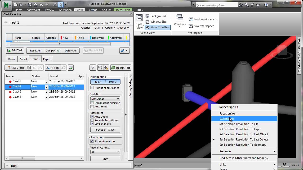 Autocad Civil 3D 2014 and Navisworks Manage - YouTube