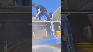 part 2536 -disassembly water tank cleaner for large trucks, excavators, etc.
