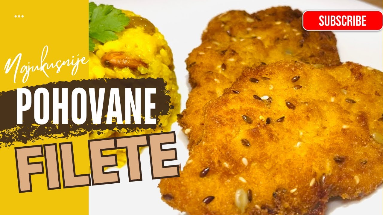 Najsočniji POHOVANI pileći FILETI ikad – hrskavi izvana, mekani iznutra! 🍗