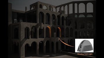 Facade Lighting Design in Photoshop - Window Trick Light