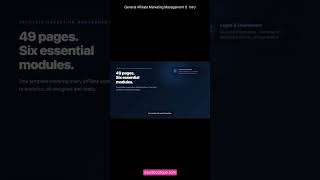 General Affiliate Marketing Management S  Intro