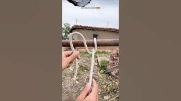 Winddichte gripknoop – Hoe sterker de wind, hoe strakker hij blijft zitten