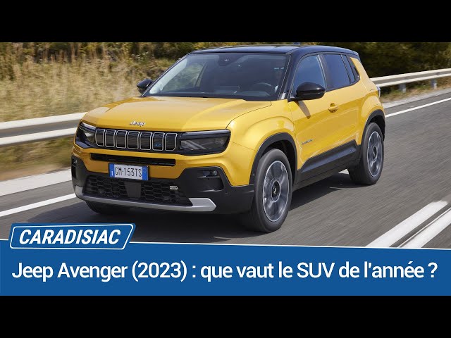 Essai vidéo - Jeep Avenger (2023) : que vaut le petit SUV électrique élu  voiture de l'année ? 