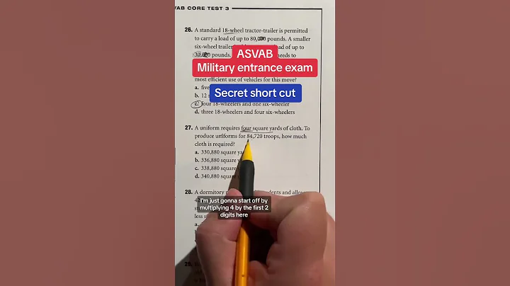 ASVAB Arithmetic Reasoning #27 explained