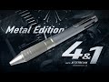 【新登場】素直にカッコイイ！三菱鉛筆 ジェットストリーム 4&1 Metal Edition (MITSUBISHI Jetstream 4&1 Metal Edition)