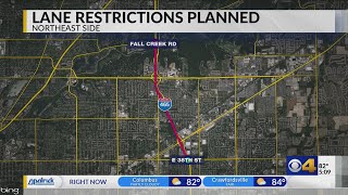 Drivers should watch for nighttime closures on 465 as I-69 Finish Line project continues