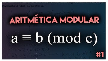 PRINCIPIOS de la ARITMÉTICA MODULAR | Pensando Numéricamente