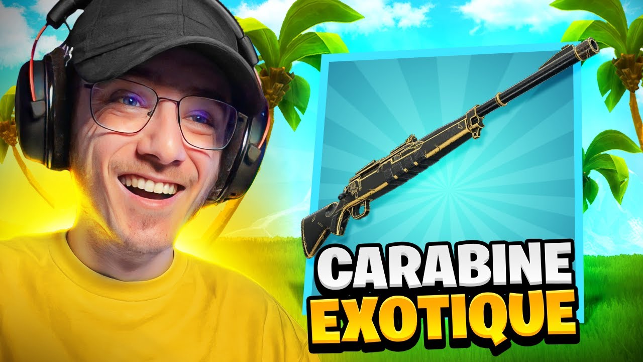 FAIRE TOP 1 avec la CARABINE EXOTIQUE du CHAPITRE 6 en BUILD sur FORTNITE !