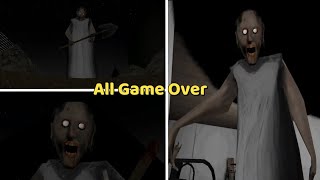 Granny Nightmare Chains New Update All Game Over Scenes