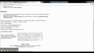 How to Access and Use "Ask A Librarian" services