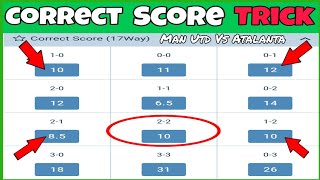 'Correct Score' Betting Strategy and Guide screenshot 2