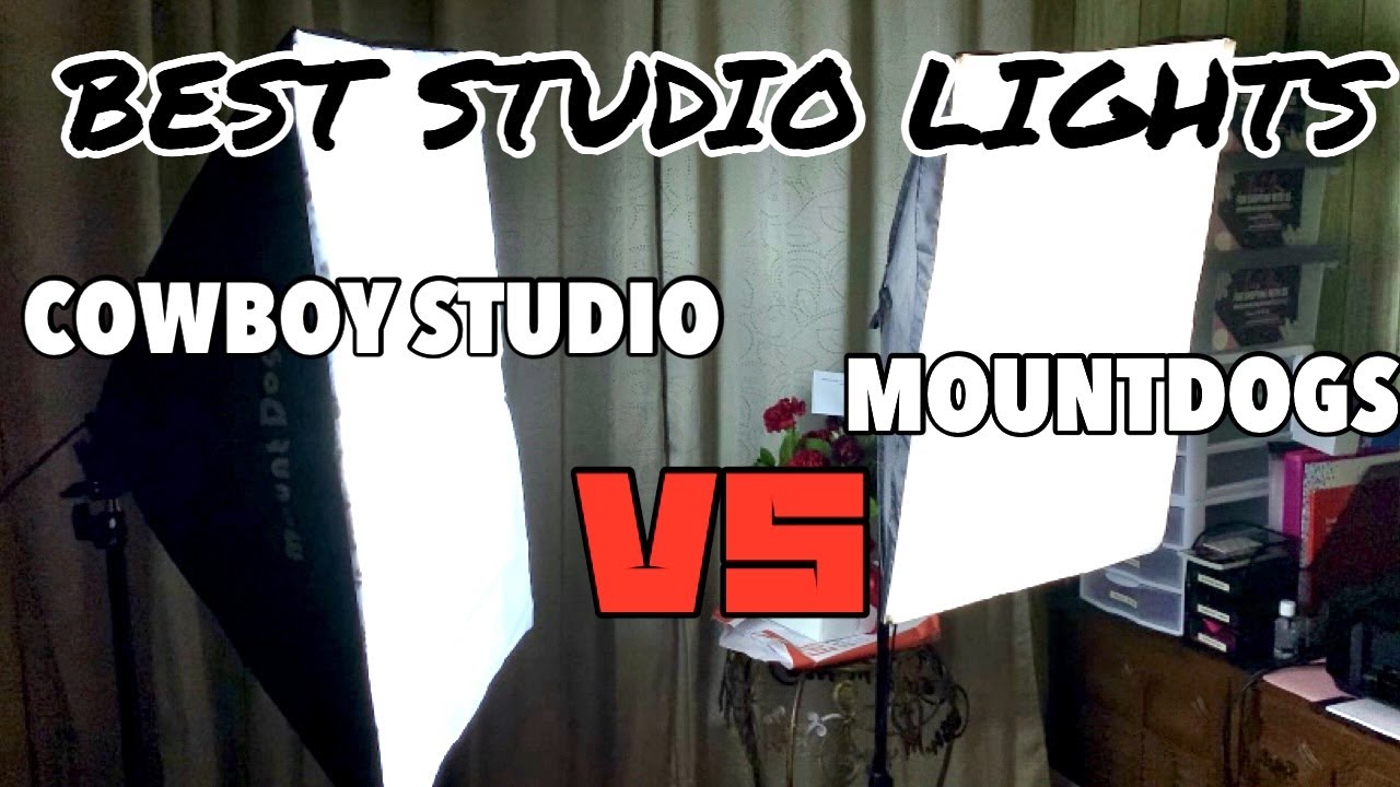 BEST STUDIO LIGHTS FOR BEGINNERS UNBOXING + SETUP COWBOY STUDIO Vs