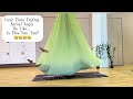 First Time Trying Aerial Yoga Be Like… Is This You Too?#aerialyoga #yoga #funny #relatab #shorts