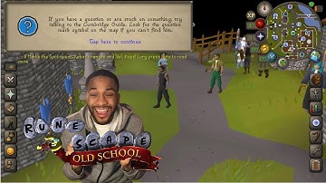 Old School Runescape - TUTORIAL ISLAND [OSRS Mobile App]