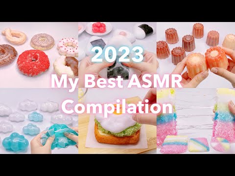 【ASMR】⭐️2023年マイベストスライム総集編⭐️【音フェチ】2023 My Best ASMR Compilation
