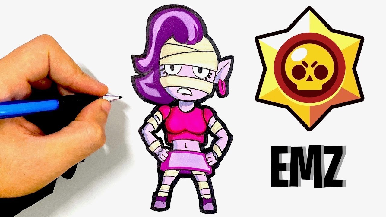 Tuto Dessin Eliza Brawl Stars Youtube