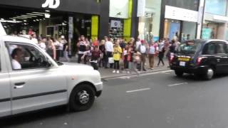 Contrix HUGE Side flip across whole street in Oxford Street