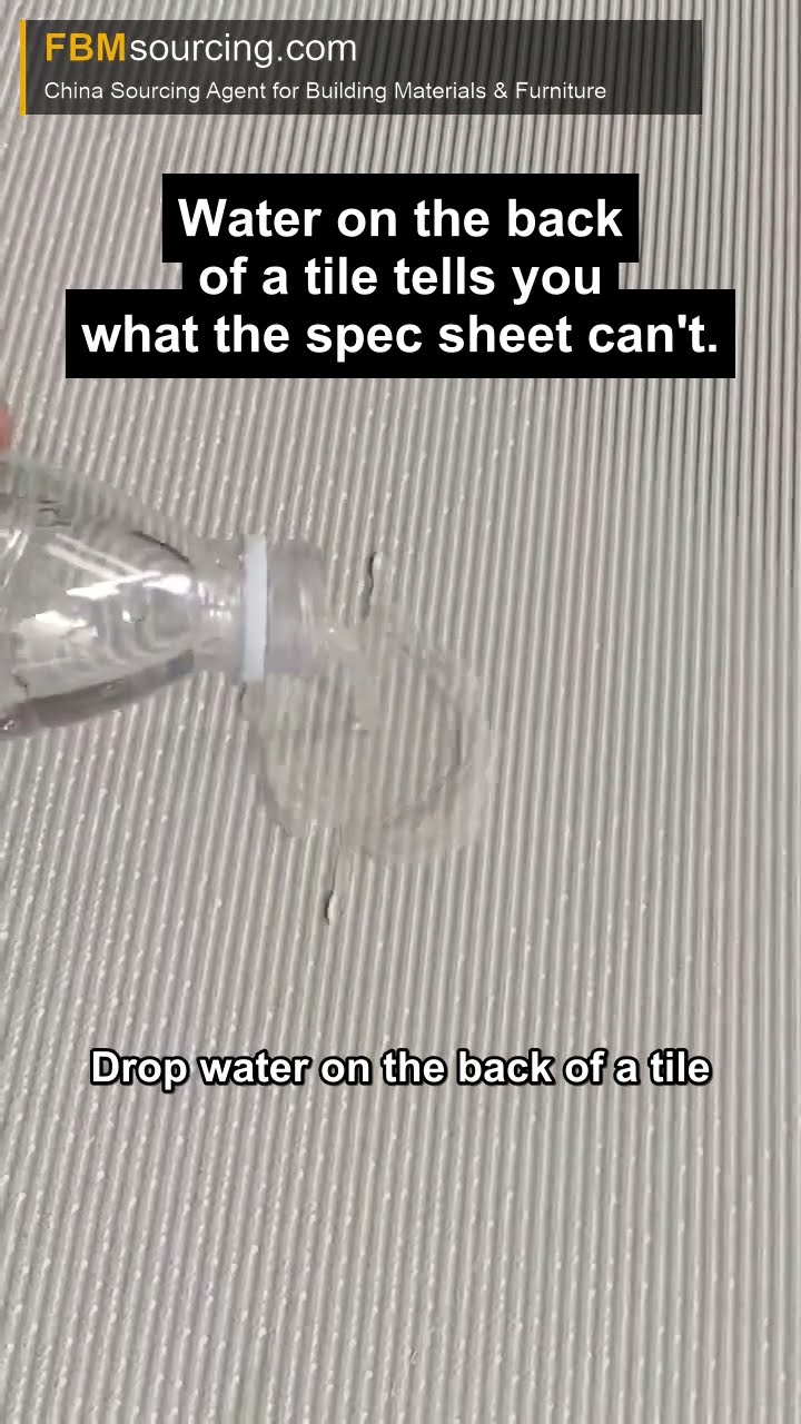 What's the 60-Second Test That Catches Tiles Spec Sheets Can't Fake?
