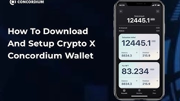 How To Download And Setup Concordium Crypto X Wallet