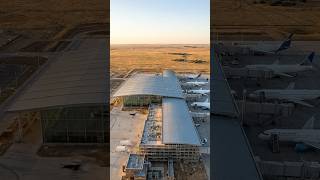 From Empty Land to Mega Airport #construction #satisfying #timelapse #viral #shorts #engineering