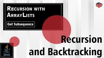 Get Subsequence | Recursion with ArrayLists | In English | Java | Video_1