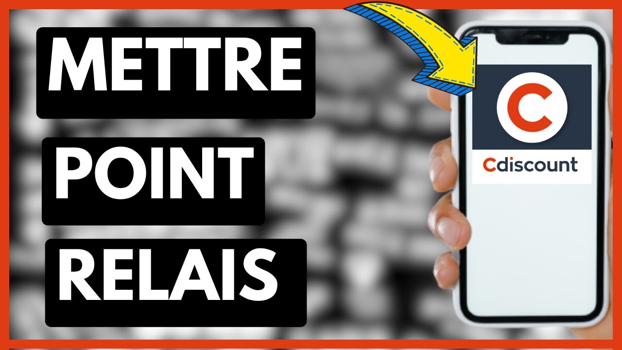 Comment Mettre Un Point Relais Sur Cdiscount (Facile) - YouTube
