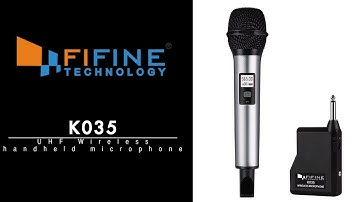 K035 wireless Microphone review  by Nu-Trix the Synth Guy
