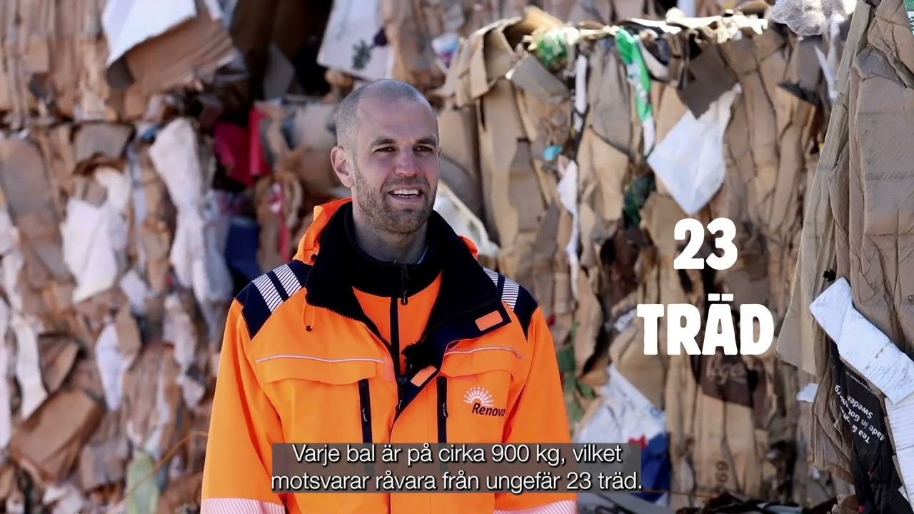 Miljösmart med Renova- tema wellpapp