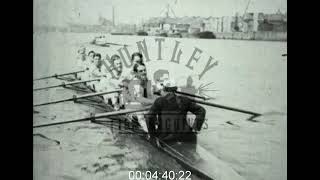 Rowing on the Thames, 1920s - Film 1000213