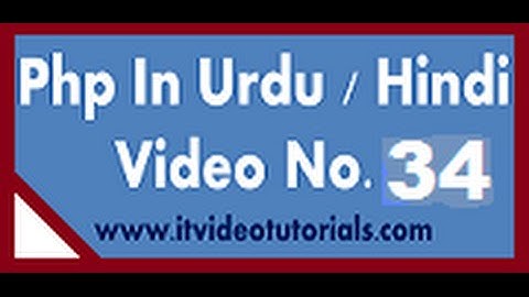 Php tutorials in urdu/hindi String position