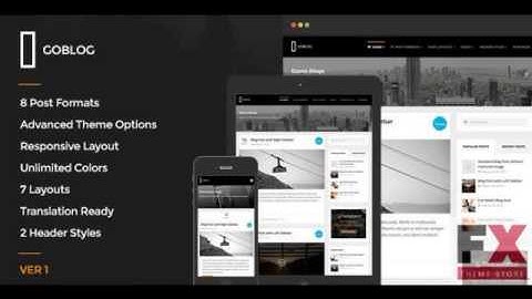 Preview GoBlog - Responsive WordPress Blog Theme TForest