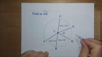 Measuring Angles and Arcs