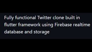Mengerjakan flutter twitter clone