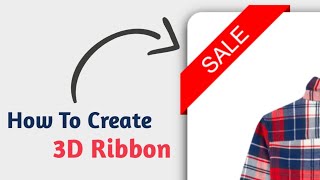 How to Make a 3D Ribbon Using Only HTML & CSS | Step-by-Step CSS Tutorial