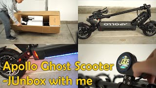 Apollo Ghost Scooter Unboxing + Assembly (Electric Escooter)