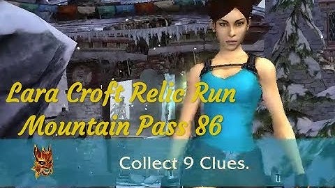 Lara Croft Relic Run 86 Mountain Pass offline Android games replay