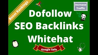 How to create high quality seo backlinks dofollow link building google top ranking
