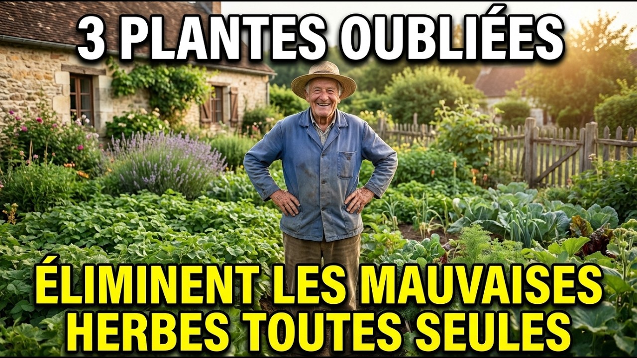 Ne désherbez plus jamais : 3 plantes qui vont éliminer les mauvaises herbes de votre jardin !