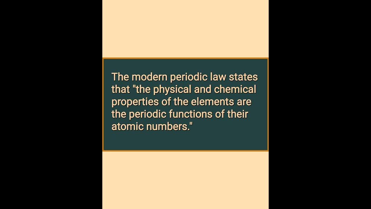 Modern Periodic Law Class 10 shorts modernperiodiclaw YouTube modern-periodic-law-class-10-shorts-modernperiodiclaw-youtube