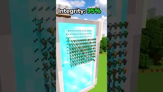 how many axes can destroy minecarft shield #shorts #minecraft