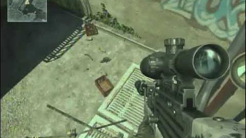 mw2 - skidrow glitches and hiding spots