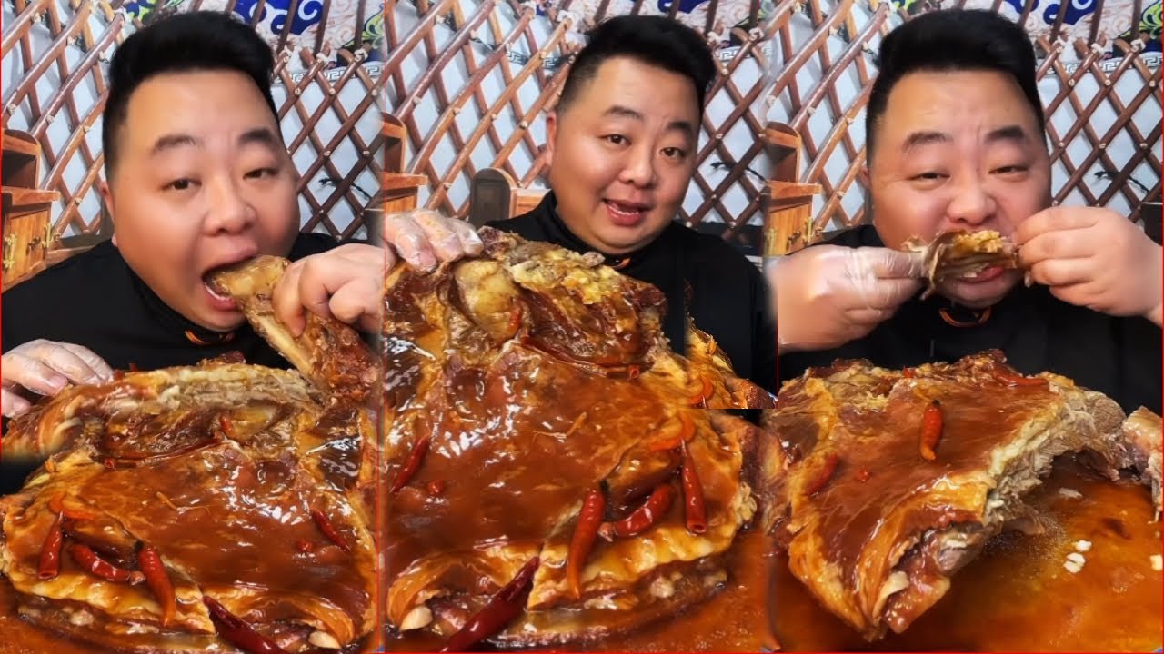 Mukbangers ASMR Chinese Food Challenge | Yummy Food Lamb Eating Sho |Chinese Foods Mukbang Show Ep47