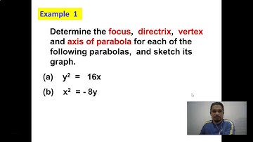 SM025 TOPIC 4 CONICS LECTURE 4 OF 4
