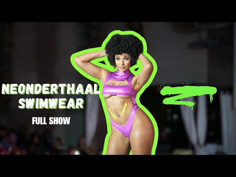 NEONDERTHAAL SWIMWEAR Full Show In Slow Motion / Art Basel Miami / Powered By Fusion Fashion Events