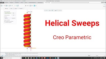 Creo Parametric - Helical Sweeps