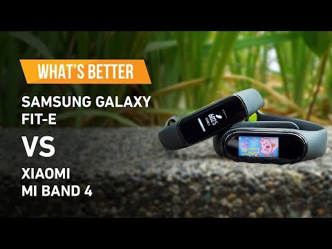 Samsung Galaxy Fit-e vs Xiaomi Mi Band 4 [What's Better? S02 Ep.1]