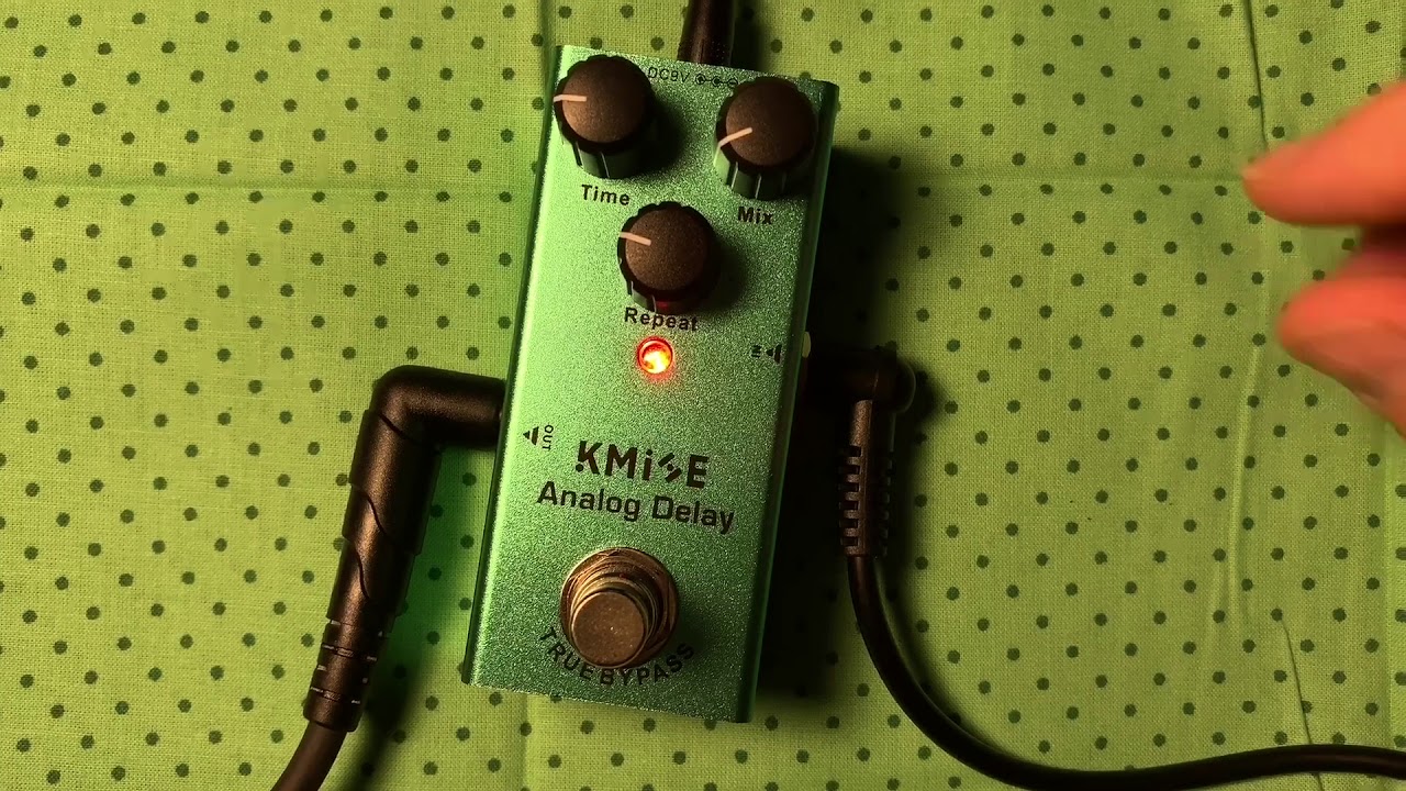 Kmise Analog Delay Pedal (audio only) YouTube