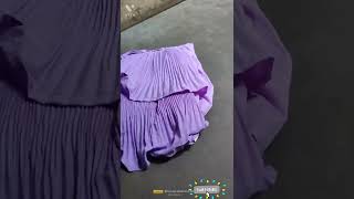 Meesho Purple💜 Ruffle Dress Unboxing  #shorts #youtubeshorts #meesho #unboxing #review